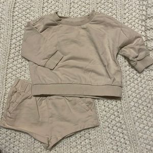 Nordstrom open edit 6M terry short set